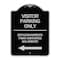 Signmission Bilingual Reserved Parking Visitor Parking Only Estacionamiento Para Visitantes, A-DES-BS-1824-24303 A-DES-BS-1824-24303 - alternate 1
